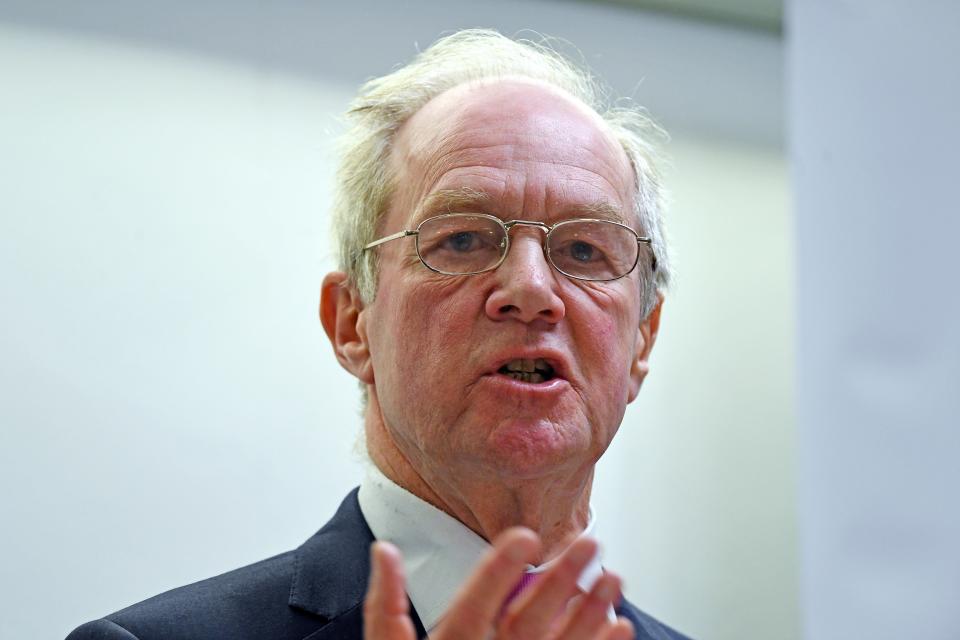 Peter Lilley, who once wrote ‘we cannot pretend that comparatively modest changes to the temperature of the Earth will lead to Armageddon – they will not' (PA)