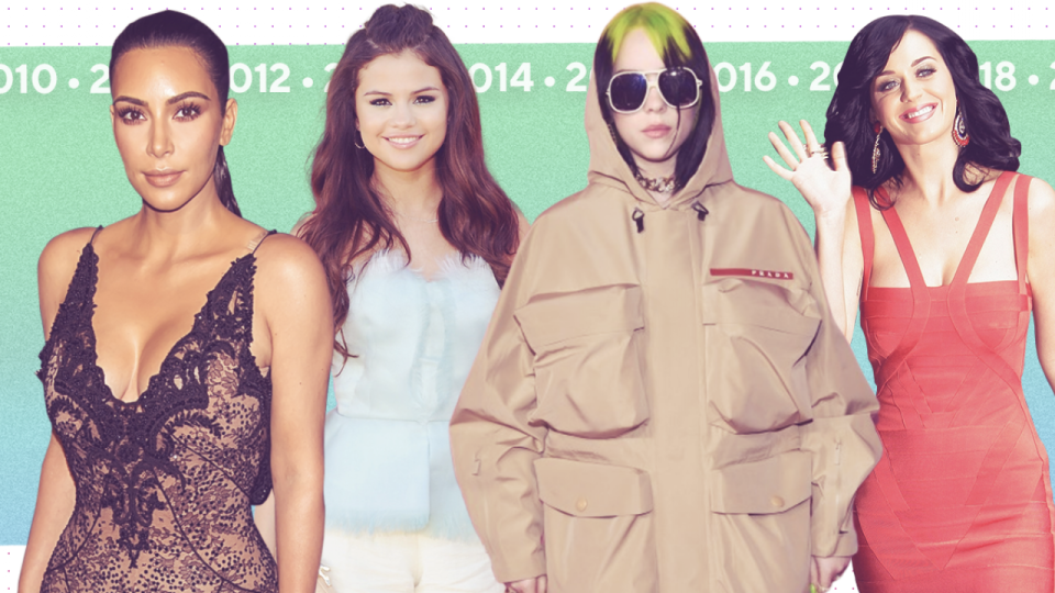 Go down memory lane of the biggest fashion trends we'll never forget -- worn by stars like Kim K, Katy Perry and more.