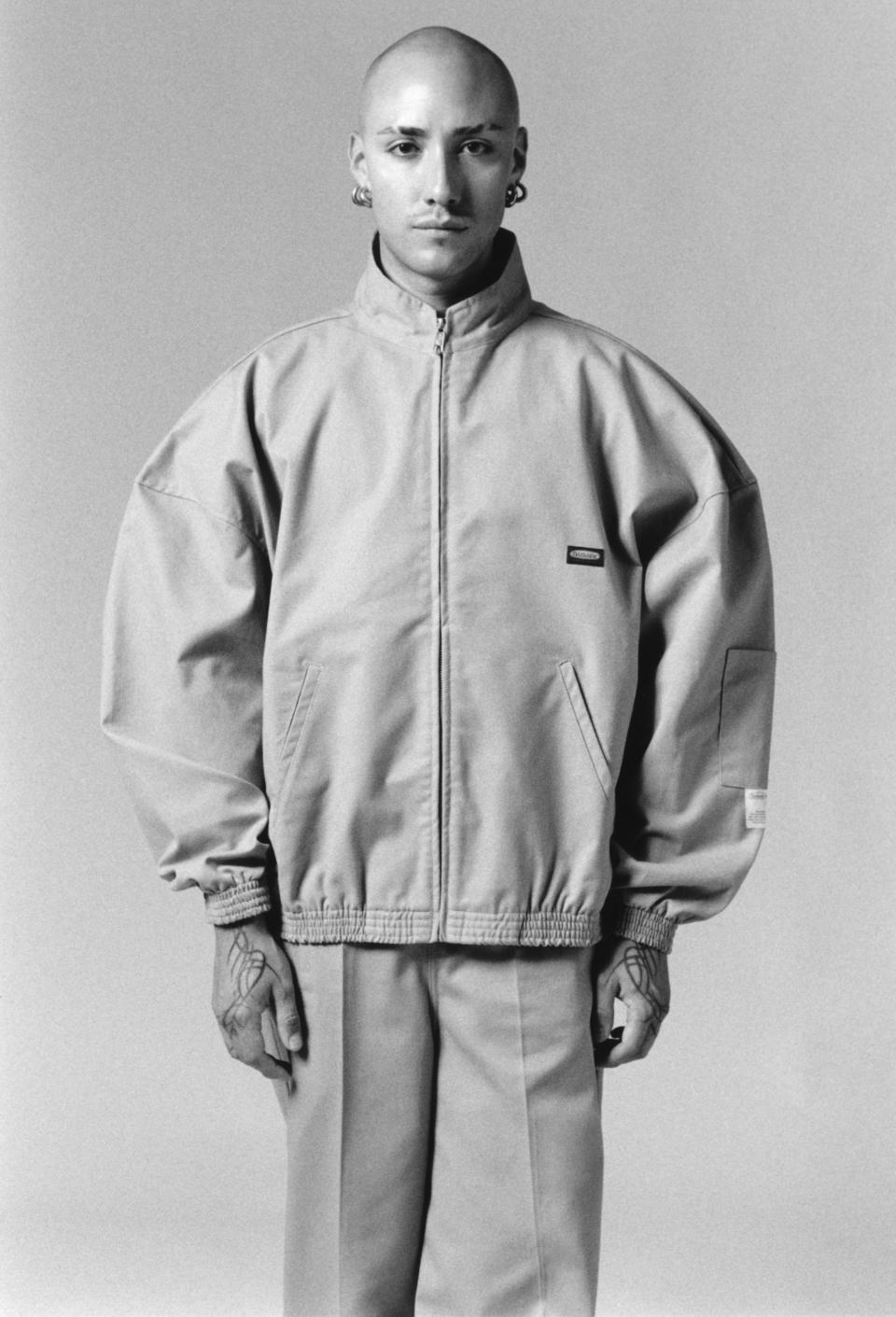 A look from the Willy Chavarria x Dickies collaboration.