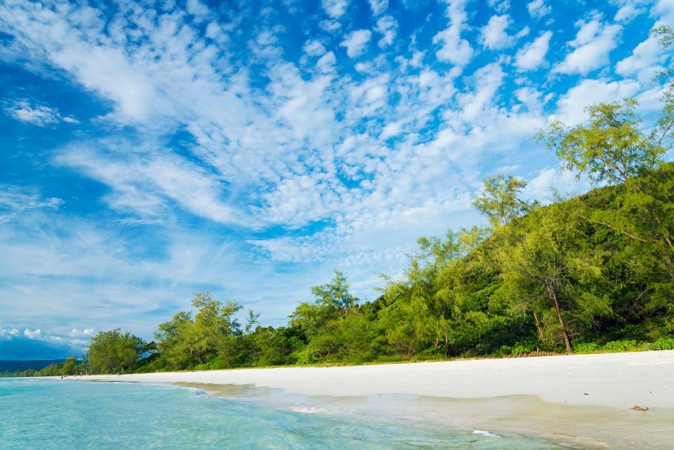 Koh Rong, home to beautiful Long Beach, is accessible by ferry from Sihanoukville City (Getty Images/iStockphoto)