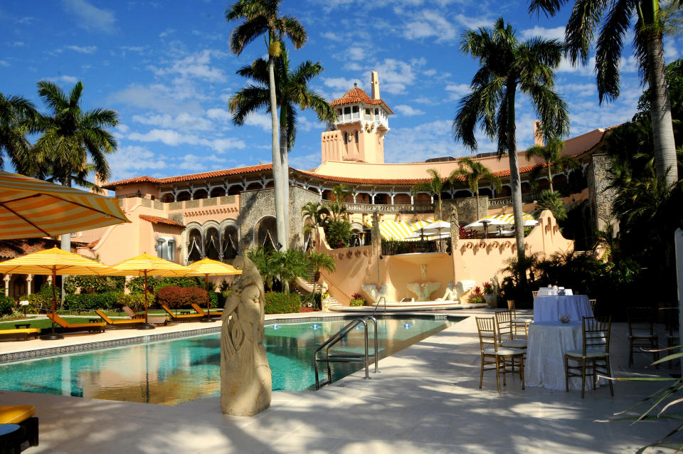 View of a&nbsp;pool and spa at Mar-a-Lago on Feb. 13, 2017. (Photo: Davidoff Studios/Getty Images)