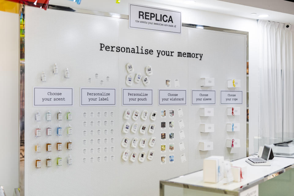 Personalisation zone. PHOTO: Maison Margiela