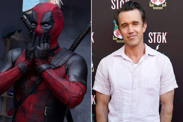 Ryan Reynolds as Deadpool; Rob McElhenney