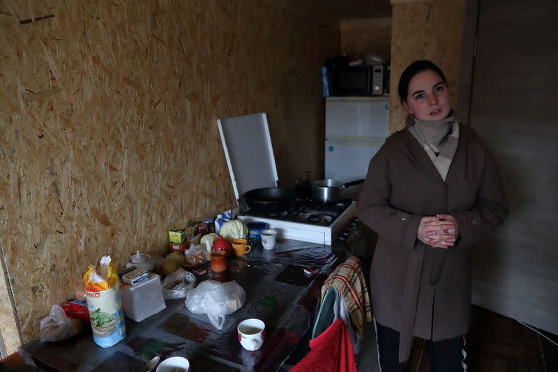 Outages hit family living in the bombed out village near Kyiv