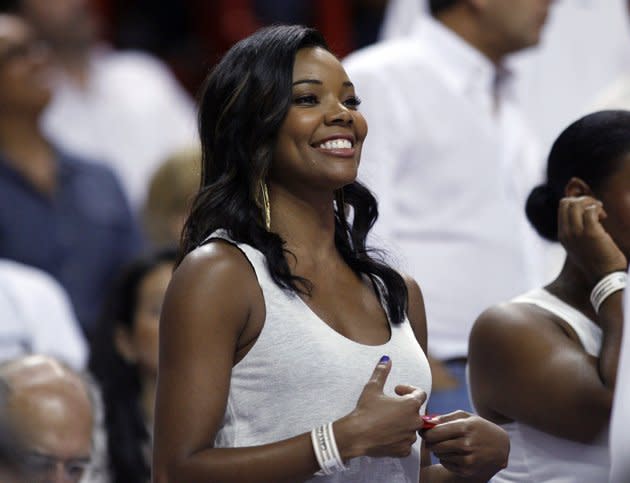 Gabriella Union est actrice et fréquente le garde américain Dwyane Wade au basketball (Andrew Innerarity/REUTERS)