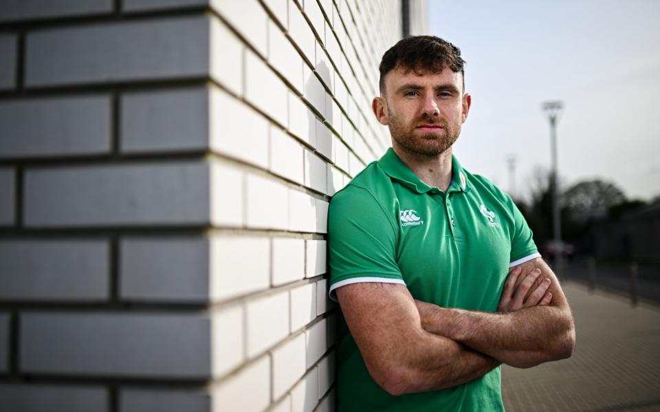 Ireland's Hugo Keenan stands for a portrait