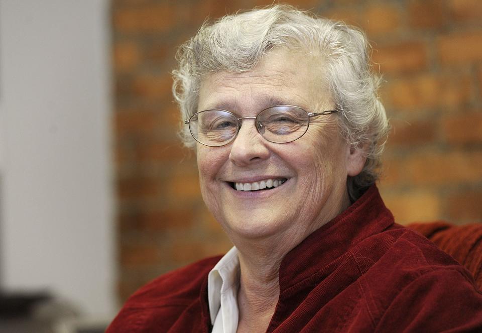 Sister Mary Lou Kownacki, a member of the Benedictine Sisters of Erie, is shown in this 2013 portrait.