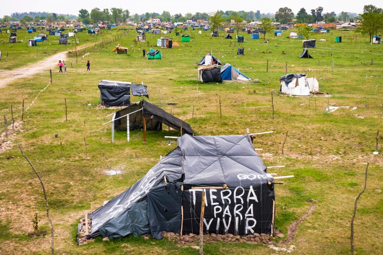 Toma de tierras en Guernica