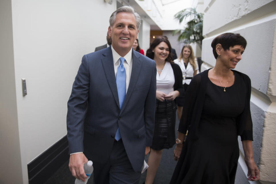 Kevin McCarthy arrives