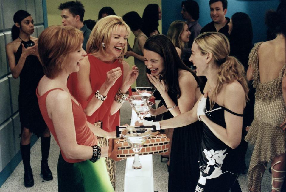 kim cattrall, sarah jessica parker, cynthia nixon, kristin davis, sex and the city