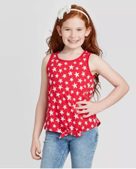 Find this girls star top for $10 at <a href="https://yhoo.it/2Zr0Niq" target="_blank" rel="noopener noreferrer">Target</a>.