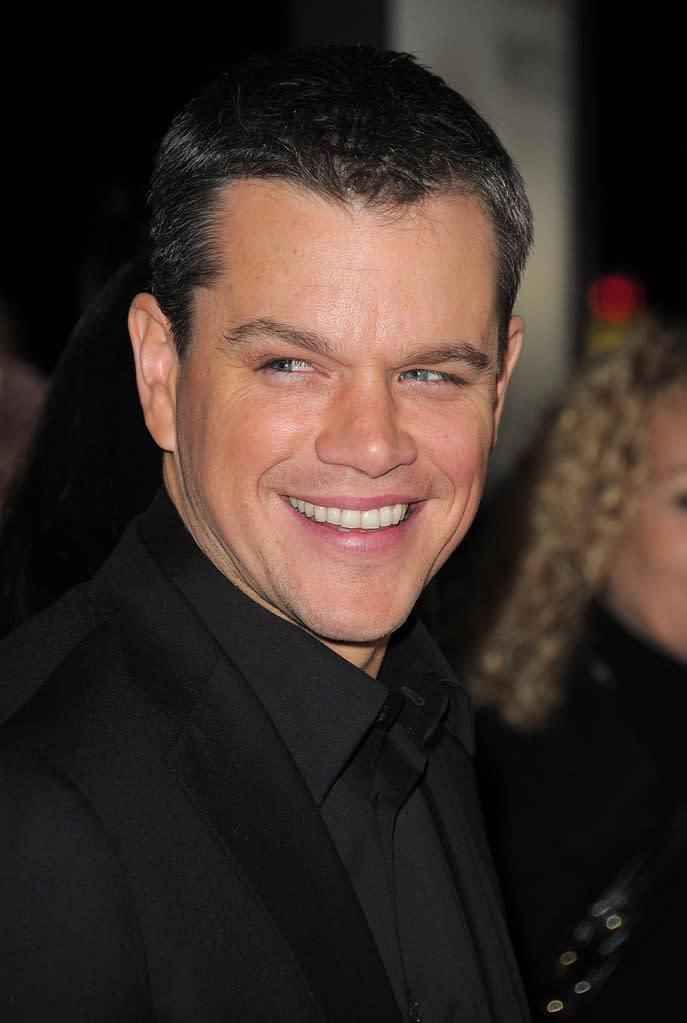 Invictus LA premiere 2009 Matt Damon