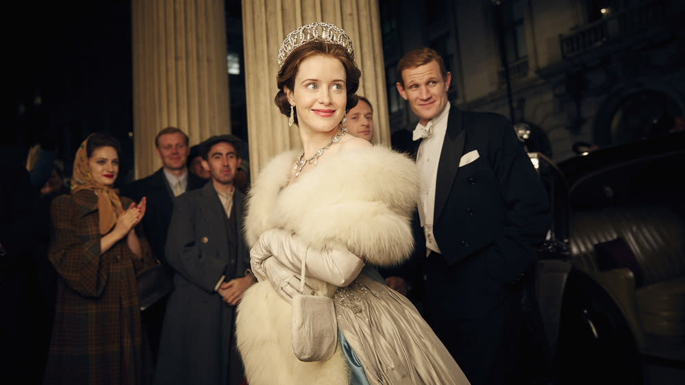 Claire Foy and Matt Smith in The Crown (Credit: Netflix)