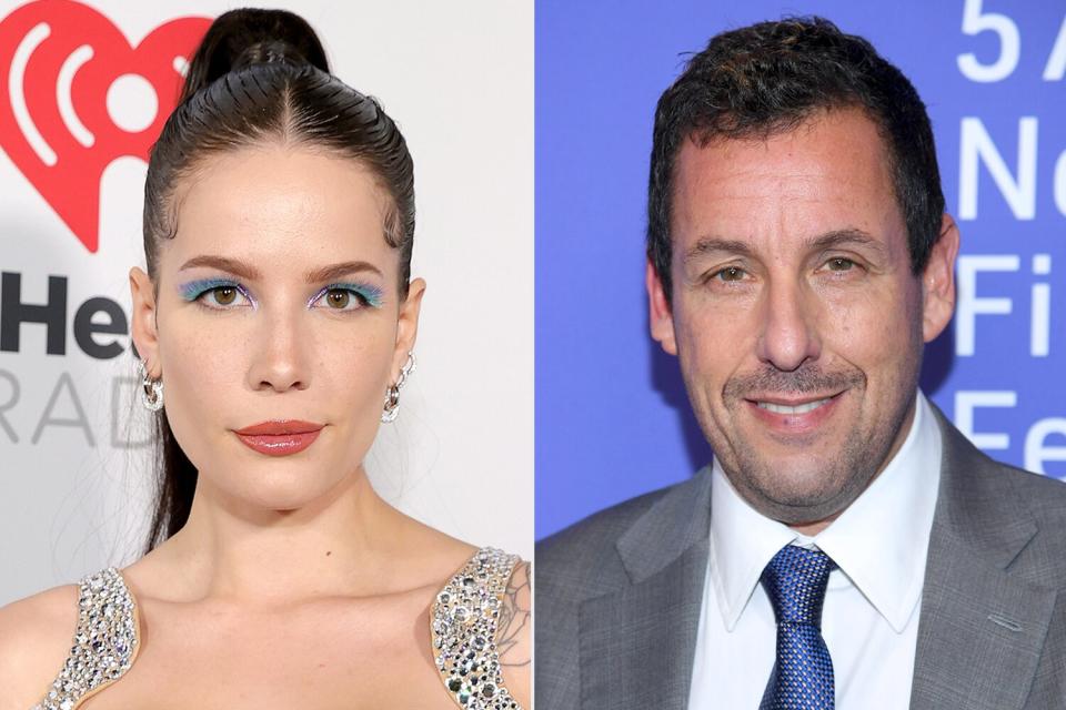 Halsey and Adam Sandler