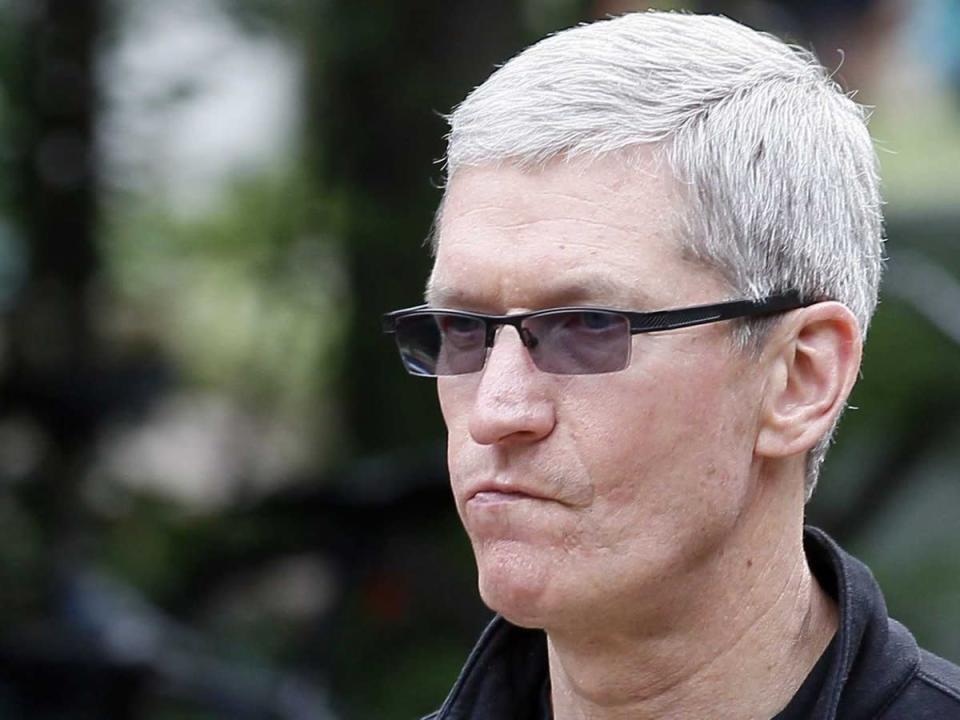 Tim Cook angry sad