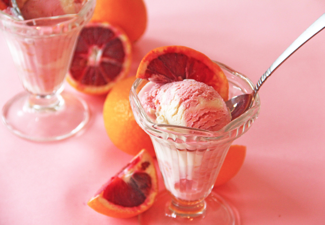 Blood Orangesicle Frozen Yogurt