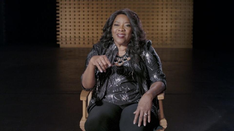 Loretta Devine on the set of TV One’s “Uncensored”