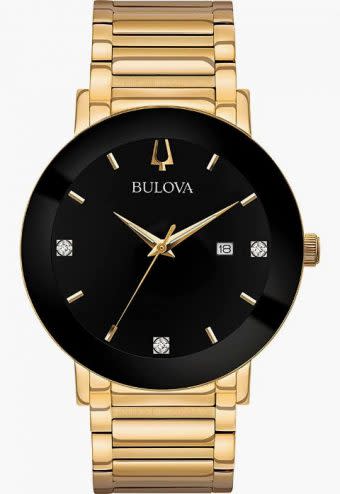 Bulova Men's Moderno Collection Two-Tone Quartz Stainless Steel Watch with Date.  (Photo: Amazon)