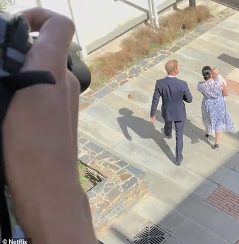 La foto fue tomada por un grupo acreditado en la residencia del arzobispo Tutu en Ciudad del Cabo