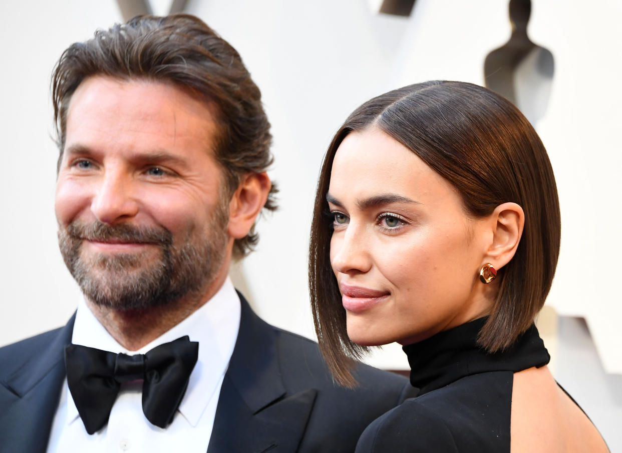 HOLLYWOOD, CALIFORNIA - FEBRUARY 24: Bradley Cooper and Irina Shayk arrives at the 91st Annual Academy Awards at Hollywood and Highland on February 24, 2019 in Hollywood, California. (Photo by Steve Granitz/WireImage)