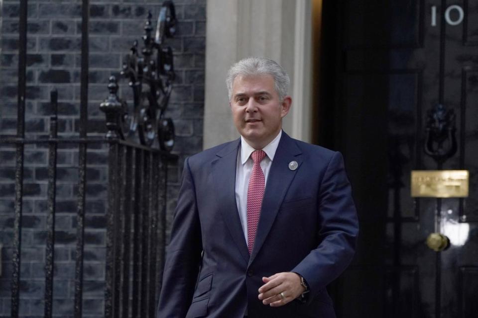 Brandon Lewis has been accused of ‘exceeding his legal authority’ (Victoria Jones/PA) (PA Wire)