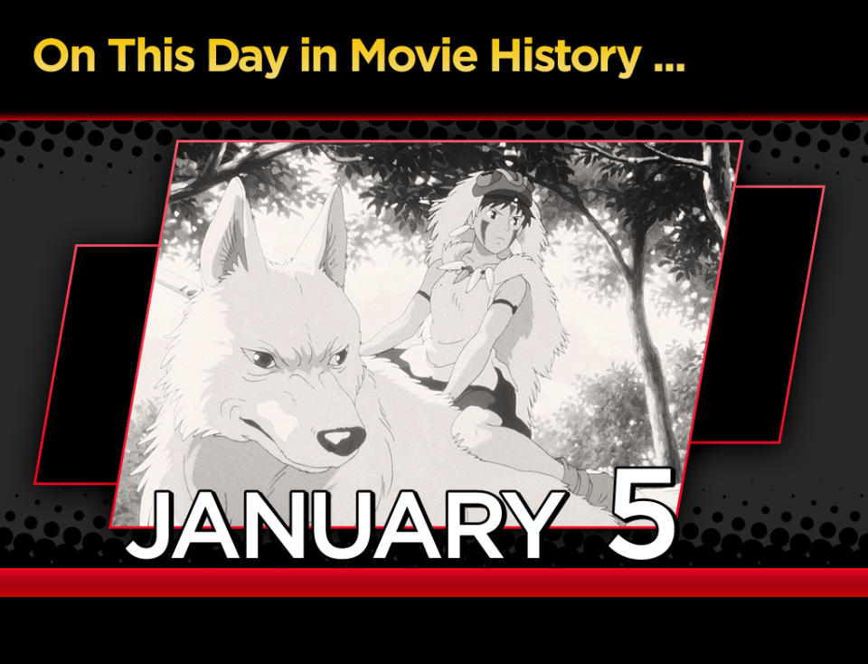 On this day in movie history January 5 Title Card