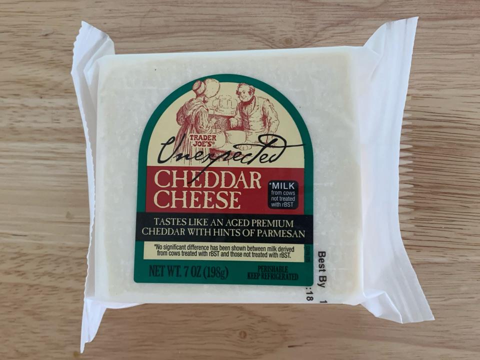 trader joe's unexpected cheddar