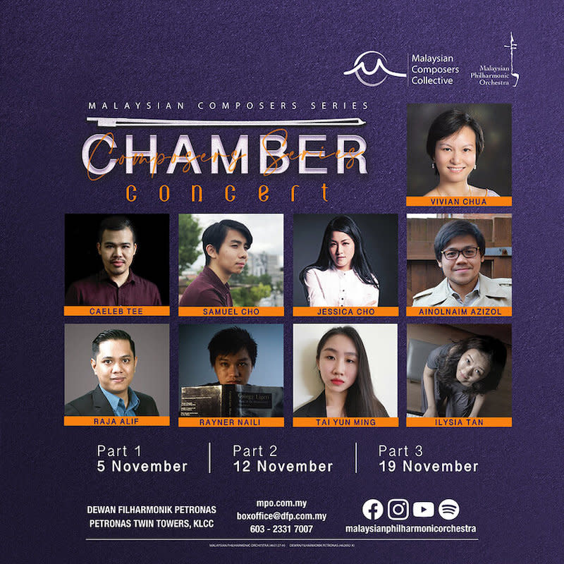 The ‘MPOPlaysOn: Malaysian Composers Series — Chamber Concert’ showcases the contemporary works of homegrown composers. — Picture courtesy of MPO