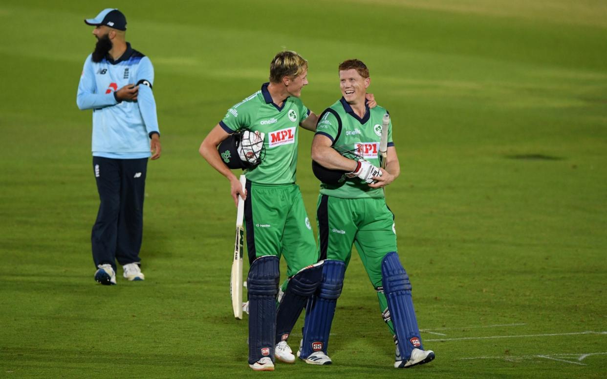Harry Tector and Kevin O'Brien saw Ireland home in the final over - GETTY IMAGES