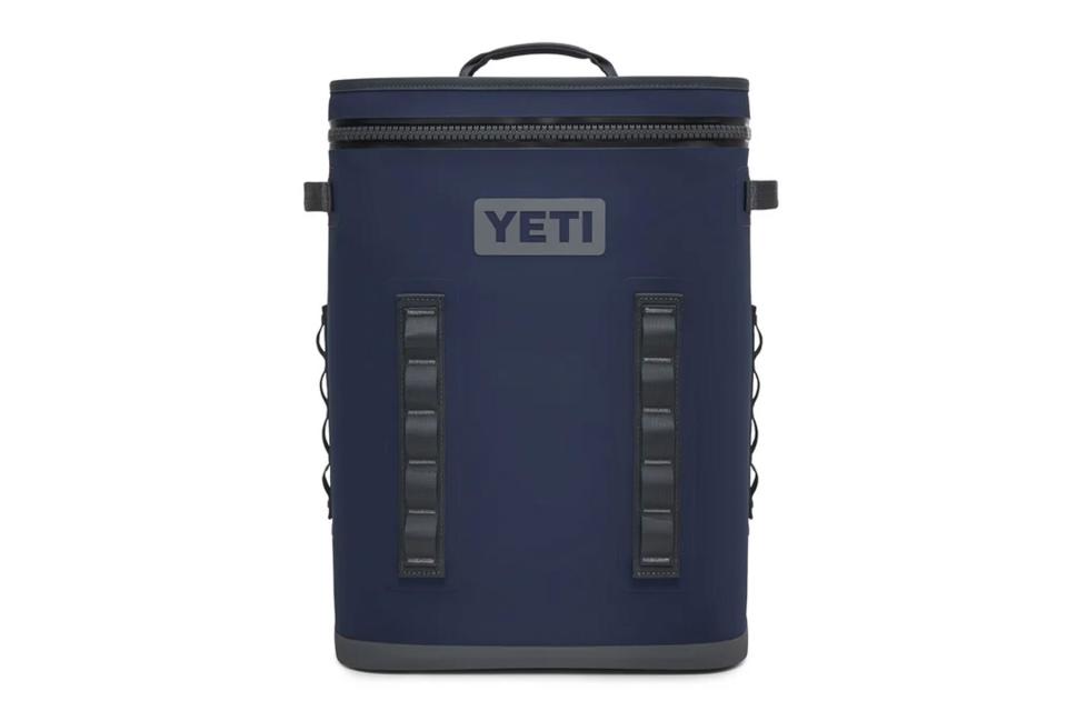 Navy Yeti cooler