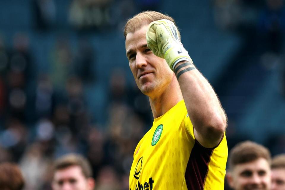 Celtic goalkeeper Joe Hart went from zero to hero after saving the crucial penalty in the shootout against Aberdeen. <i>(Image: PA)</i>