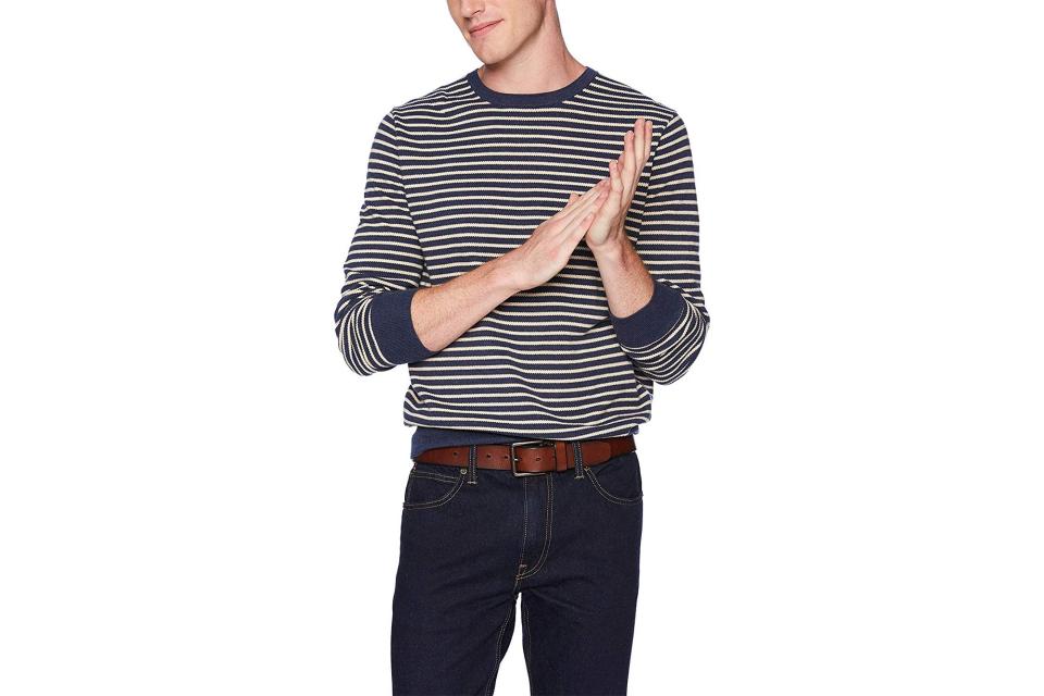 J.Crew Mercantile striped crewneck sweater (was $60, 50% off)