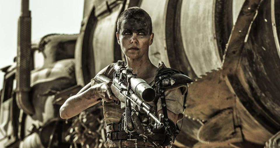 <p>The toughest characters are as morally unyielding as they are physically gifted. For Charlize Theron’s Furiosa, the primary heroine in the 2015 classic, she’ll do anything to protect the women she places in her care, including driving through brutal sandstorms, fighting men twice her size, and most notably, voluntarily becoming one of the most wanted criminals in George Miller’s spectacularly bleak hellscape.</p>