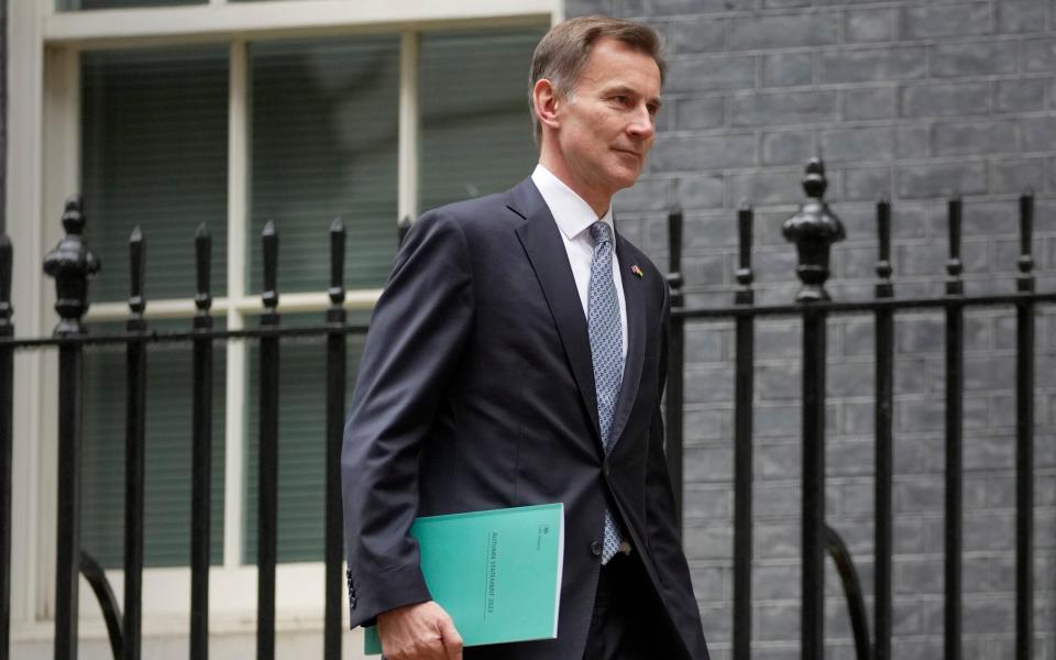 Jeremy Hunt has targeted old European rules ranging from pensions to investment funds - Kin Cheung/AP