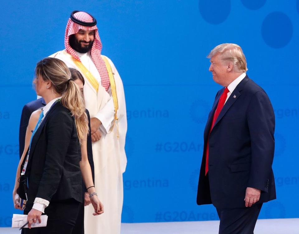 Donald Trump and Mohammed bin Salman