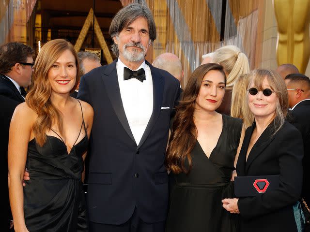 <p>Jeff Vespa/WireImage</p> Schuyler Fisk, Jack Fisk, Madison Fisk, and Sissy Spacek attend the 88th Annual Academy Awards on February 28, 2016 in Hollywood, California.