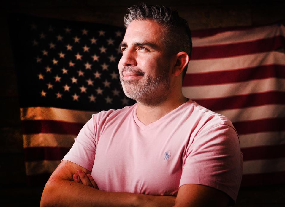 Esteban A. Valdes, photographed on Aug. 26, 2023, was born in and raised in Chile and moved to Shreveport in the late 2000's, he has recently become an American citizen. 