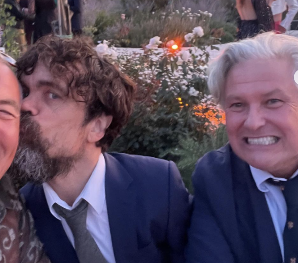 The couple tied the knot surrounded by friends and family, including fellow GOT actor Peter Dinklage (instagram)