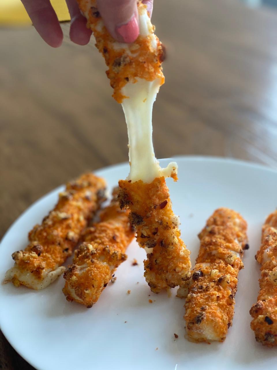 Cheeto mozzarella sticks