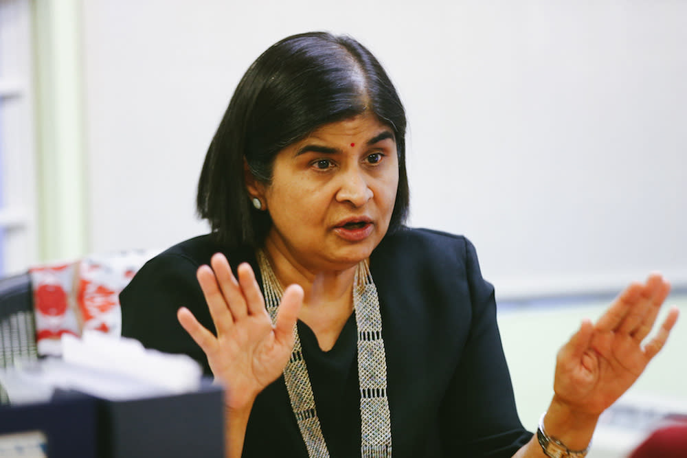 ICJ commissioner Datuk Ambiga Sreenevasan called on Datuk Seri Zulkifli Mohamad to rescind the order immediately and to take steps to ensure non-discrimination and equal protection of all persons in Malaysia, including the lesbian, gay, bisexual, transgender and intersex (LGBTI) community. — Picture by Ahmad Zamzahuri