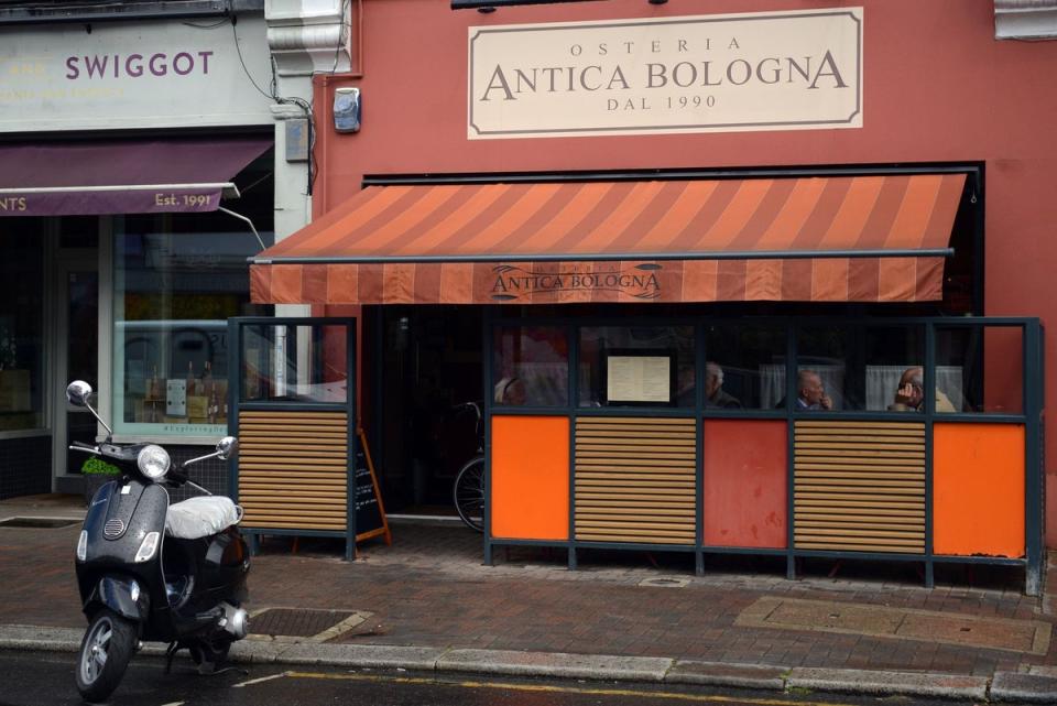 Osteria Antica Bologna restaurant, Northcote Road. (Daniel Lynch)