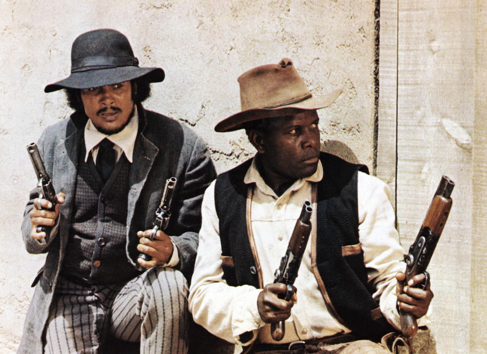 Harry Belafonte and Sidney Poitier in 1972’s ‘Buck and the Preacher’