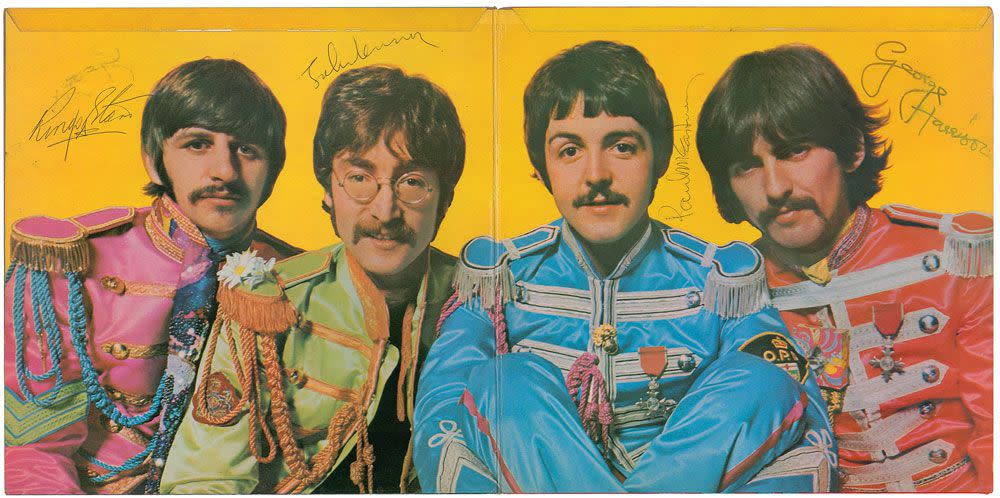 'Sgt. Pepper’s Lonely Hearts Club Band' signed by the Beatles