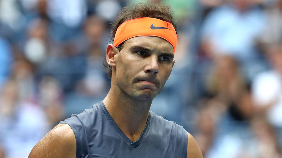 Rafael Nadal’s World No.1 ranking is in jeopardy. Pic: Getty