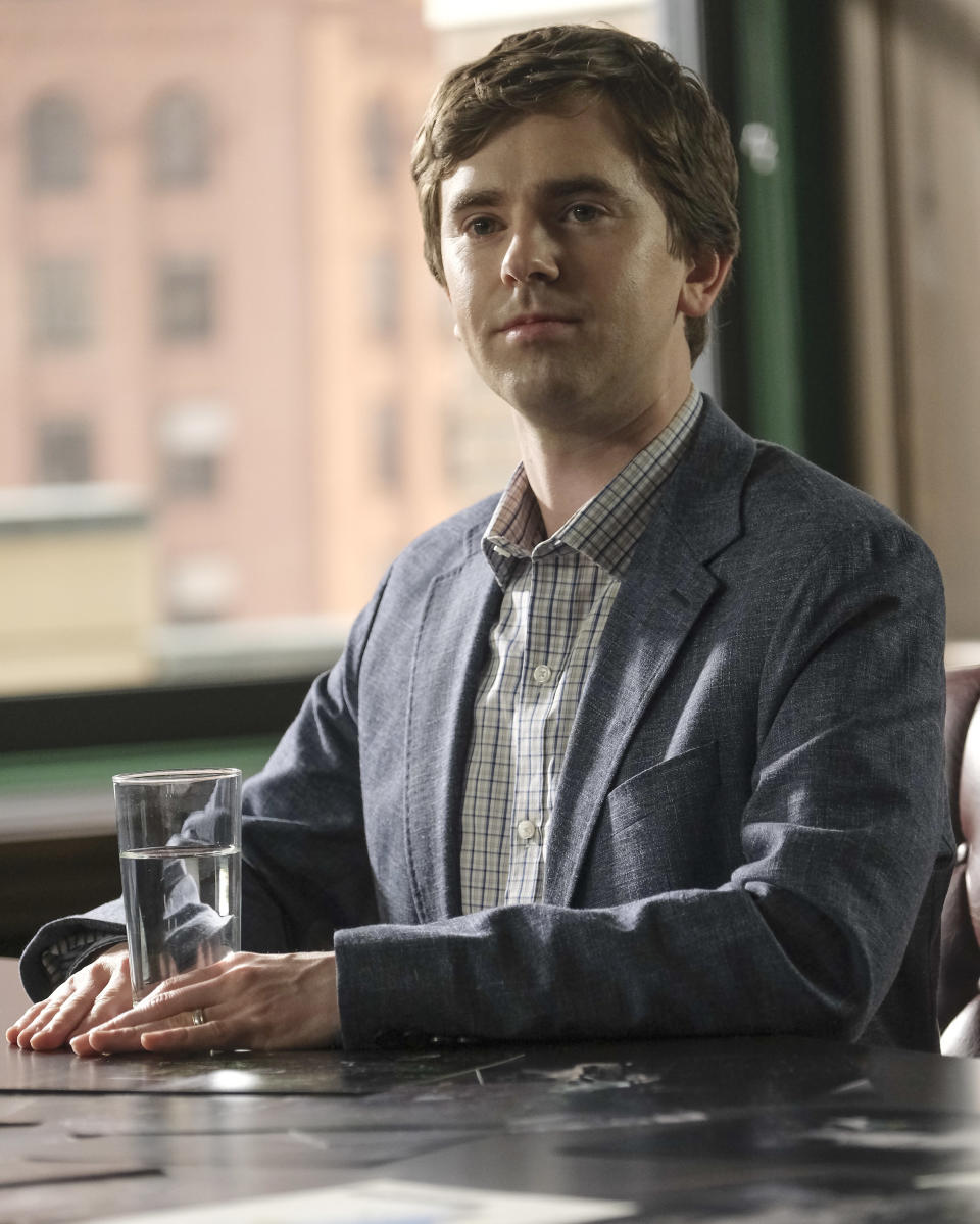 Freddie Highmore portrays Dr. Shaun Murphy in "The Good Doctor"