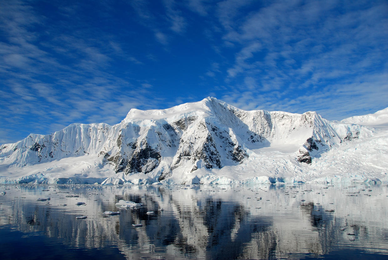 Landscape and mountains in antarctica (Alamy/PA)