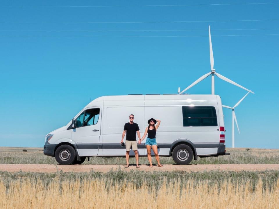 Kara and Nate Buchanan camper van