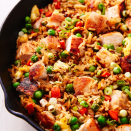 <p>Chicken fried rice is the comfort dish of Chinese food. This classic take on the favourite is easy to make and makes the perfect lunch or dinner.</p><p>Get the <a href="https://www.delish.com/uk/cooking/recipes/a30119032/chicken-fried-rice-recipe/" rel="nofollow noopener" target="_blank" data-ylk="slk:Chicken Fried Rice;elm:context_link;itc:0;sec:content-canvas" class="link ">Chicken Fried Rice</a> recipe.</p>