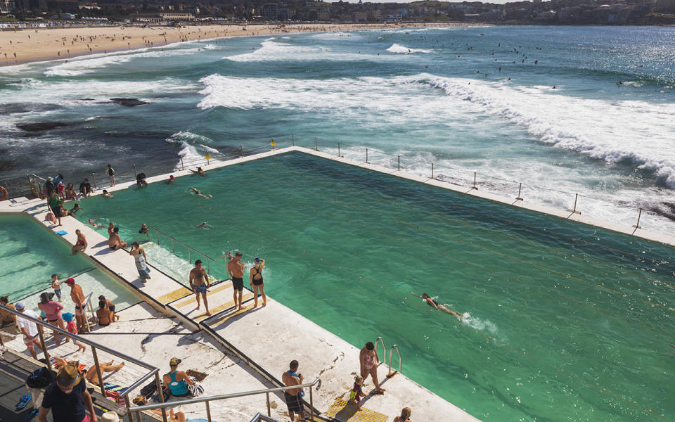 Sydneysiders are expected to flock down to Icebergs and Bondi as they get their early taste of summer. Image: Getty