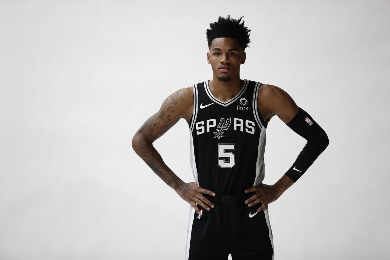 San Antonio Spurs guard Dejounte Murray.